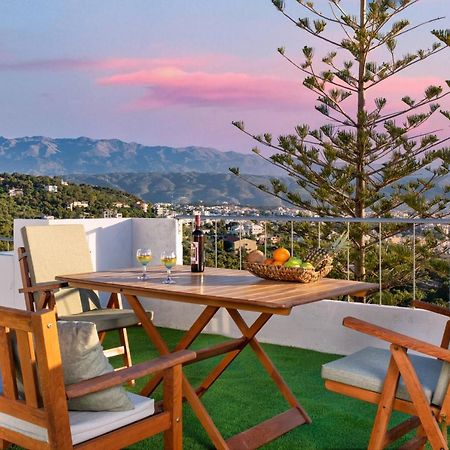 Sunset Home With Sea View Ханья Экстерьер фото
