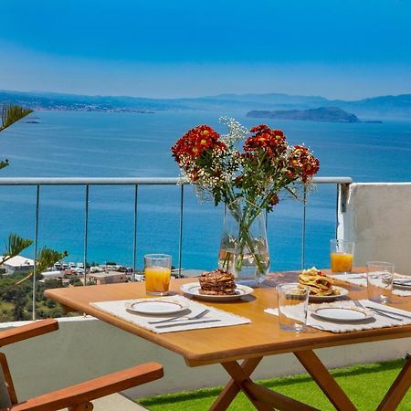 Sunset Home With Sea View Ханья Экстерьер фото