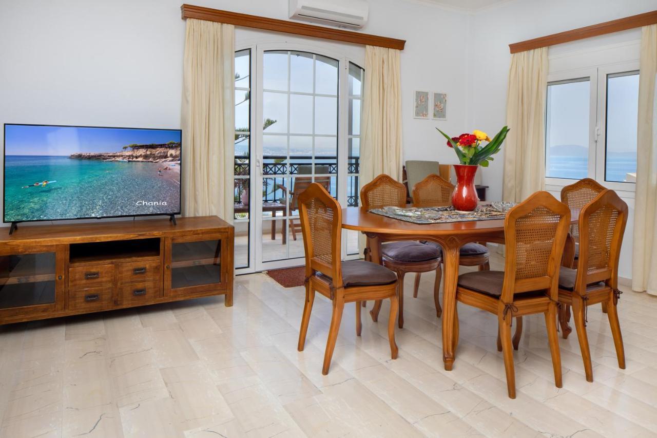 Sunset Home With Sea View Ханья Экстерьер фото
