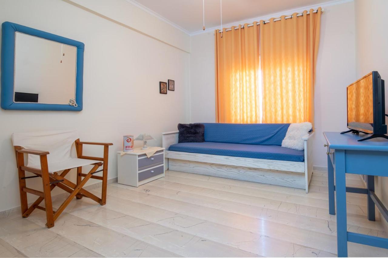 Sunset Home With Sea View Ханья Экстерьер фото