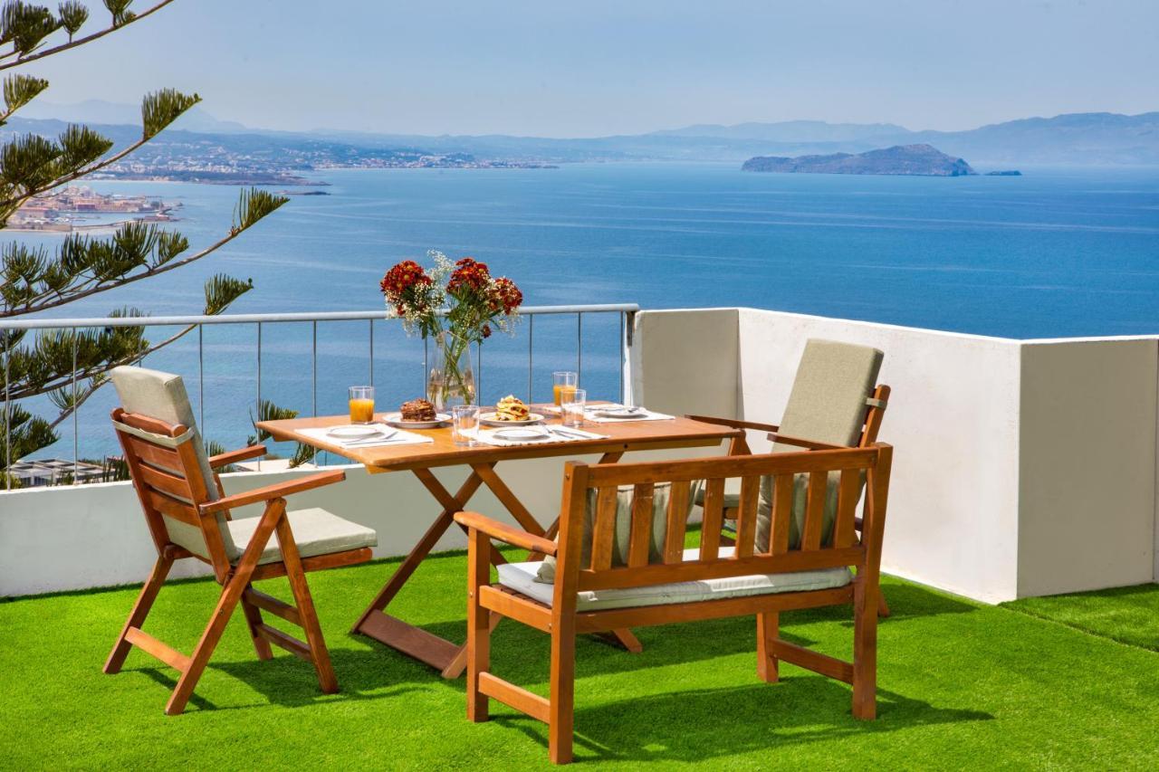 Sunset Home With Sea View Ханья Экстерьер фото