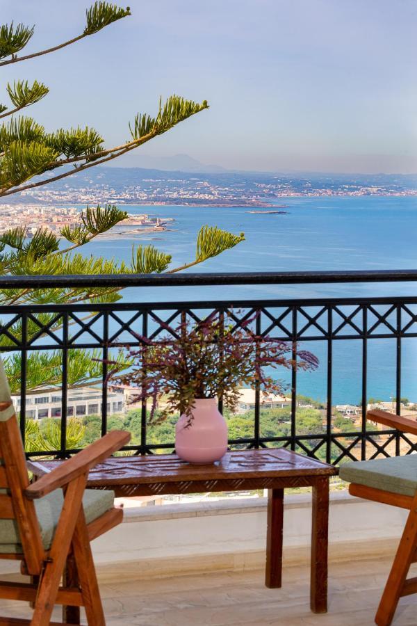 Sunset Home With Sea View Ханья Экстерьер фото